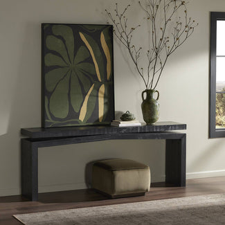 Matthes Black Console Table 2